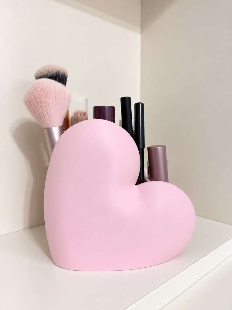 Organiseur maquillage cœur - 2